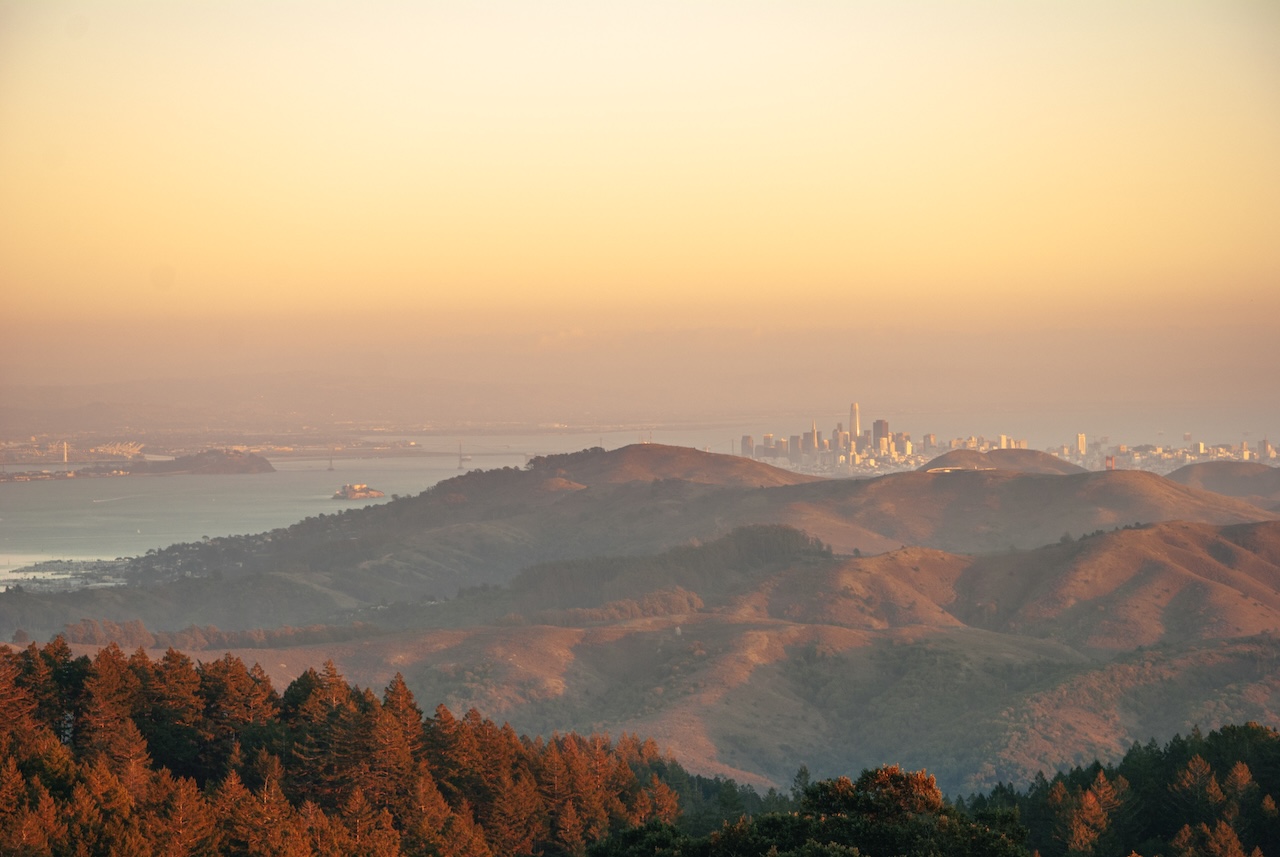 View from Mt Tam
